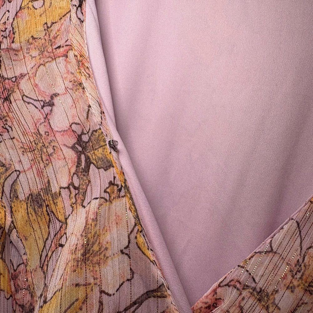 LC Lauren Conrad Ruffle Neck Flutter Sleeve Dress - Picture 5 of 5